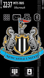 Newcastle Utd theme screenshot