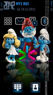 Smurfs 03 theme screenshot