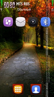 Beautiful Way 01 tema screenshot