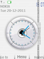 Скриншот темы Apple Flash Clock