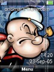 Скриншот темы Popeye 01