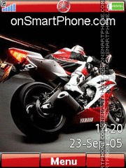 Yamaha R6 02 theme screenshot