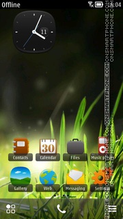 Grass 03 tema screenshot