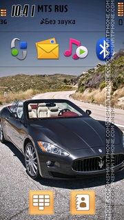 Maserati Grancabrio tema screenshot