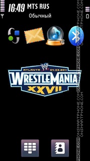 Скриншот темы WCW Wrestlemania