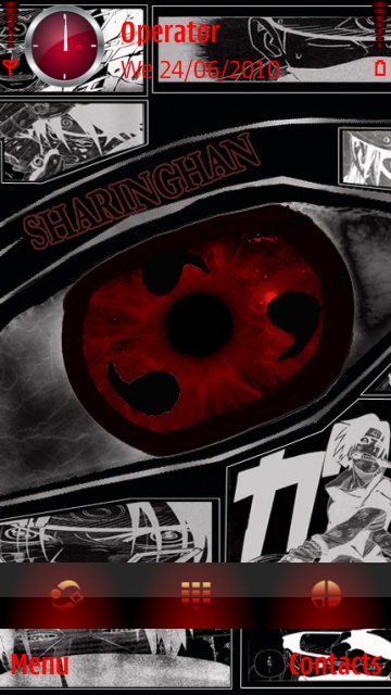 Sharingan New es el tema de pantalla