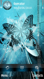 Abstract Butterfly es el tema de pantalla