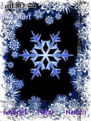 Скриншот темы Snowflake Color