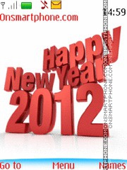 Capture d'écran Happy New Year 2012 06 thème