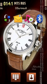 Capture d'écran JS Watch co. Islandus thème