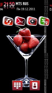Strawberry 12 tema screenshot