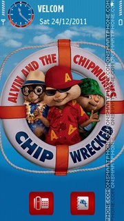 Chipmunks tema screenshot