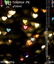 Hearts Golden tema screenshot