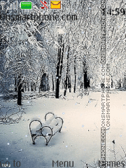 Capture d'écran Winter Garden thème