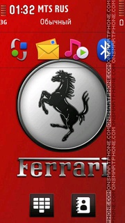 Ferrari Emblem theme screenshot