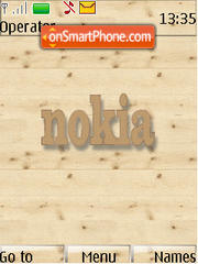 Wood tema screenshot