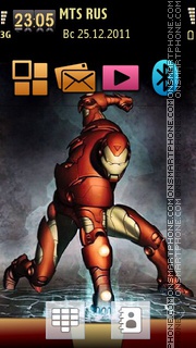 Скриншот темы Iron Man 08