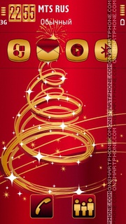 Golden Christmas v2 Theme-Screenshot