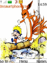 Baby Naruto And Kyuubi es el tema de pantalla