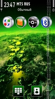 Black Green tema screenshot