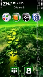 Black Green Theme-Screenshot