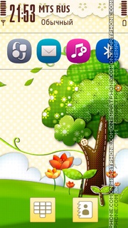 Drawn Tree tema screenshot