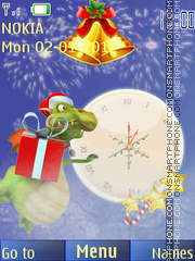 Capture d'écran 2012 new year thème