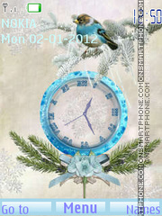 Winter birds tema screenshot