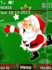 Cute Santa tema screenshot