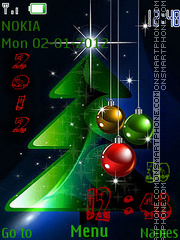 Happy new year es el tema de pantalla