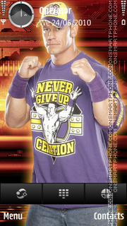 John cena purple es el tema de pantalla