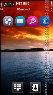 Sunset Hd View tema screenshot