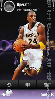 Kobe Bryant tema screenshot