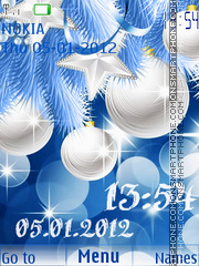 Merry Christmas tema screenshot