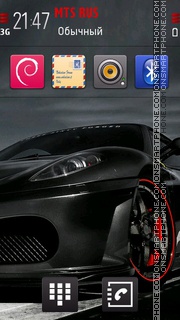 Sportcar 01 tema screenshot