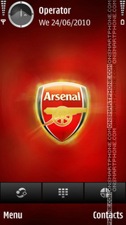 Arsenal tema screenshot