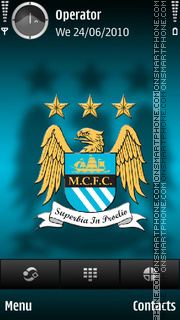 Скриншот темы Manchester City