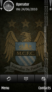 Manchester City tema screenshot