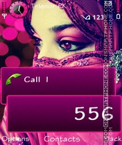 Pink girl theme screenshot