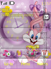 The babe a rabbit tema screenshot