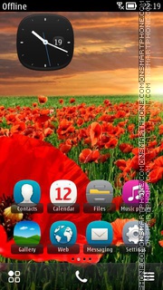 Poppy Field 01 Theme-Screenshot