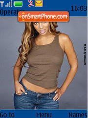 Beyonce Knowles tema screenshot