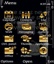 Golden love tema screenshot