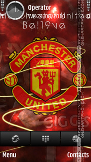 Скриншот темы Manchester united bel19e