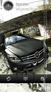 Скриншот темы Mercedes cl