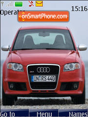 Audi RS4 theme screenshot