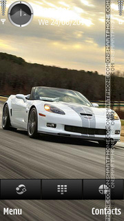 Chevrolete Corvette tema screenshot