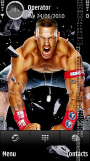 John cena angry es el tema de pantalla