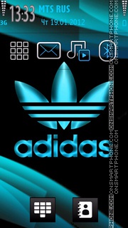 Adidas tema screenshot