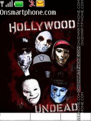 Hollywood Undead theme screenshot